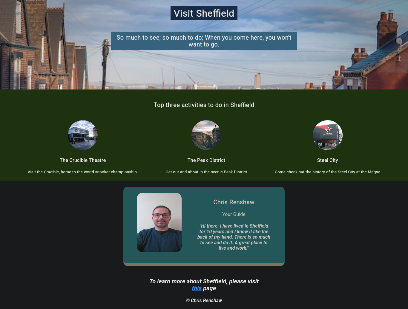CR Guide to Sheffield